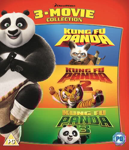 Kung Fu Panda: 3-movie Collection DVD (2018) Mark Osborne Cert PG 3 Discs Region 2