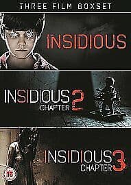 Insidious: 1-3 DVD (2015) Patrick Wilson, Wan (DIR) Cert 15 3 Discs Region 2