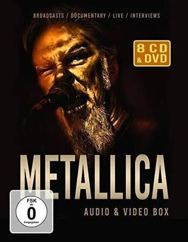 Metallica : Audio & Video Box CD Album with DVD 9 Discs (2021) Region 2