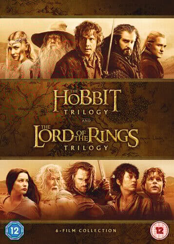 Middle-Earth: 6-film Collection DVD (2016) Martin Freeman, Jackson (DIR) Cert Region 2