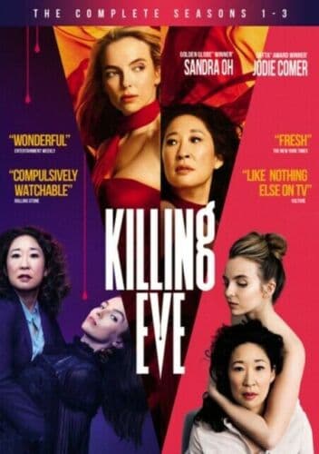Killing Eve: Season 1-3 DVD (2020) Sandra Oh Cert 15 6 Discs Region 2