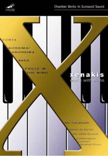 Xenakis: Works With Piano DVD (2018) Stephen Drury Cert E Region 2