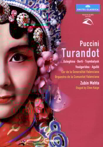 Turandot: Palau De Les Arts Valencia (Mehta) DVD (2016) Zubin Mehta Cert E Region 2