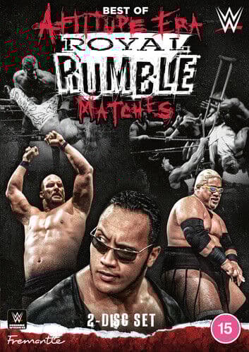 WWE: Best of Attitude Era Royal Rumble Matches DVD (2023) The Rock Cert 15 2 Region 2