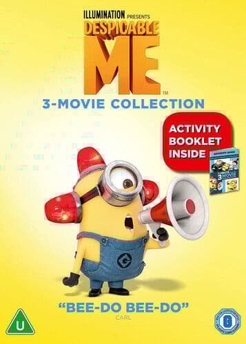 Despicable Me 1-3 DVD (2022) Pierre Coffin Cert U 3 Discs Region 2