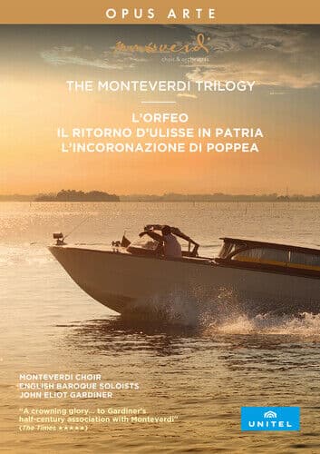 The Monteverdi Trilogy DVD (2023) John Eliot Gardiner Cert E 3 Discs Region 2