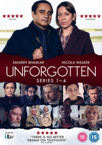 Unforgotten: Series 1-4 DVD (2021) Nicola Walker Cert 15 8 Discs Region 2