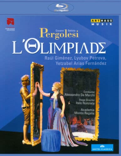 L’Olimpiade: Teatro Valeria Moriconi (De Marchi) DVD (2013) Italo Nunziata Cert Region 2