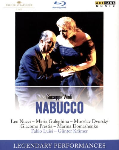 Nabucco: Wiener Staatsoper (Luisi) DVD (2015) Fabio Luisi Cert E Region 2