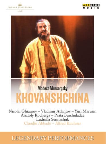 Khovanshchina: Wiener Staatsoper (Abbado) DVD (2015) Claudio Abbado Cert E 2 Region 2