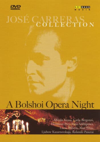 Jose Carreras: A Bolshoi Opera Night DVD (2006) Cert E Region 2