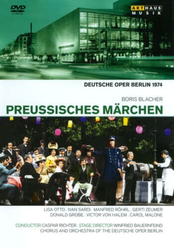 Preussisches M?rchen: Deutsche Oper Berlin (Richter) DVD (2012) Winfried Region 2