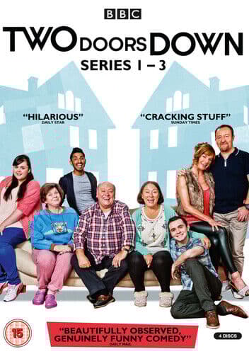 Two Doors Down: Series 1-3 DVD (2018) Jonathan Watson Cert 15 4 Discs Region 2