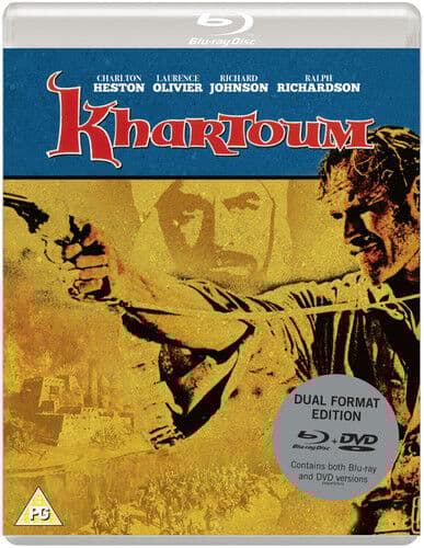Khartoum DVD (2018) Charlton Heston, Dearden (DIR) Cert PG 2 Discs Region 2