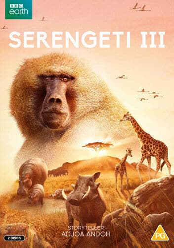 Serengeti III DVD (2023) John Downer Cert PG 2 Discs Region 2