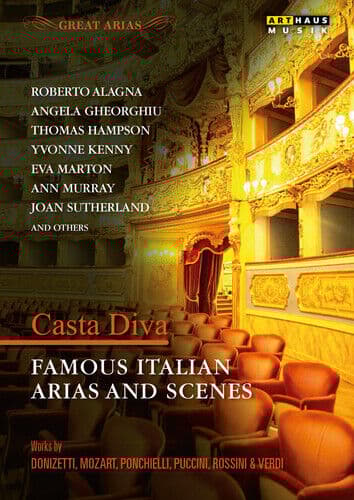 Casta Diva: Famous Italian Arias and Scenes DVD (2016) Wolfgang Amadeus Mozart Region 2