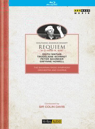 Mozart: Requiem in D Minor - The Bavarian Radio Symphony (Davis) DVD (2016) Sir Region 2