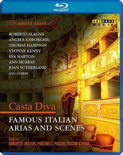 Casta Diva: Famous Italian Arias and Scenes DVD (2016) Wolfgang Amadeus Mozart Region 2