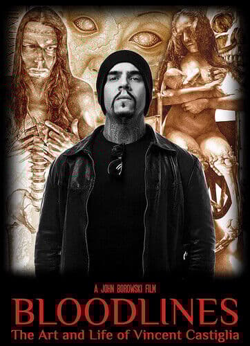 Bloodlines - The Art and Life of Vincent Castiglia DVD (2019) John Borowski Region 2