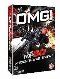 WWE: OMG! - The Top 50 Incidents in WWE History DVD (2013) Mick Foley Cert 18 3 Region 2