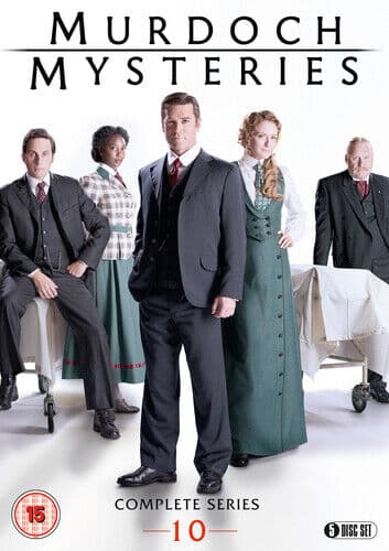 Murdoch Mysteries: Complete Series 10 DVD (2017) Yannick Bisson Cert 15 5 Discs Region 2