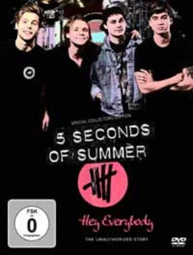 5 Seconds of Summer: Hey Everybody DVD (2016) 5 Seconds of Summer Cert E Region 2