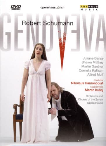Genoveva: Zurich Opera House (Harnoncourt) DVD (2008) Robert Schumann Cert E Region 2