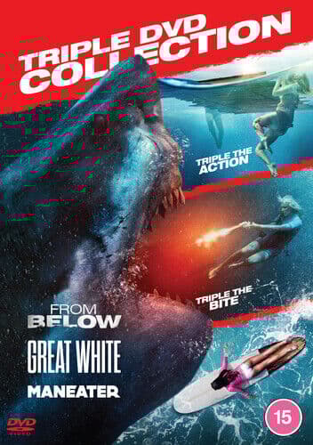 Shark Triple Pack DVD (2023) Shane West, Lee (DIR) Cert 15 3 Discs Region 2
