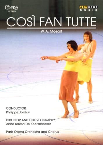 Cos? Fan Tutte: Paris Opera (Jordan) DVD (2017) Anne Teresa De Keersmaeker Cert Region 2