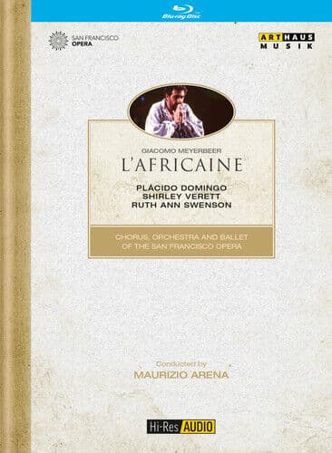 L’Africaine: San Francisco Opera House (Arena) DVD (2016) Maurizio Arena Cert E Region 2