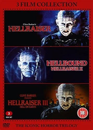 Hellraiser Trilogy DVD (2017) Andrew Robinson, Barker (DIR) Cert 18 3 Discs Region 2