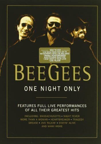 The Bee Gees: One Night Only DVD (2016) The Bee Gees Cert E Region 2