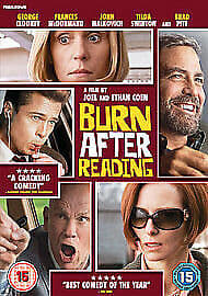 Burn After Reading DVD (2016) George Clooney, Coen (DIR) Cert 15 Region 2
