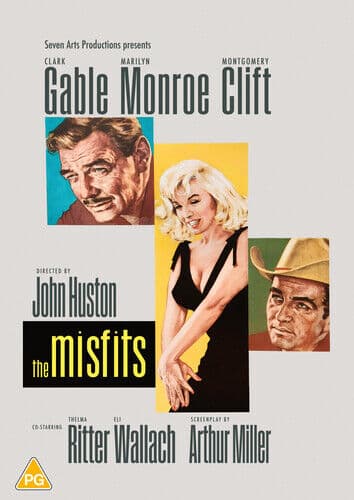 The Misfits DVD (2023) Clark Gable, Huston (DIR) Cert PG Region 2