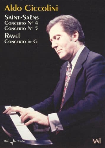 Aldo Ciccolini: Saint-Saens/Ravel DVD (2018) Cert E Region 2