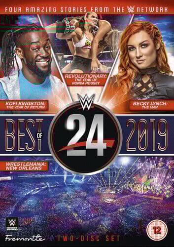 WWE: WWE24 - The Best of 2019 DVD (2019) Ronda Rousey Cert 12 2 Discs Region 2