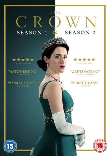 The Crown: Season One and Two DVD (2018) Claire Foy Cert 15 8 Discs Region 2