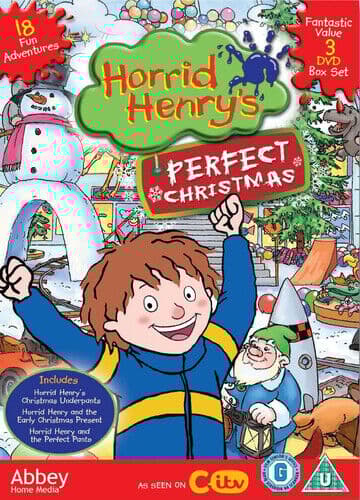 Horrid Henry: Perfect Christmas DVD (2015) Francesca Simon 3 Discs Region 2