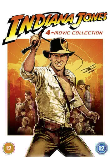 Indiana Jones: 4-movie Collection DVD (2023) Harrison Ford, Spielberg (DIR) Region 2