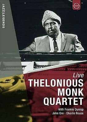 Thelonious Monk Quartet: Live DVD (2019) Thelonious Monk Quartet Cert E Region 2