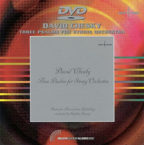 Three Psalms For String Orchestra DVD Region 2