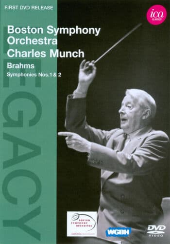 Charles Munch: Brahms Symphonies Nos. 1 and 2 (Boston Symp.Orch.) DVD (2011) Region 2