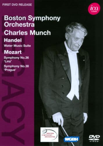 Charles Munch: Handel/Mozart (Boston Symphony Orchestra) DVD (2012) Charles Region 2