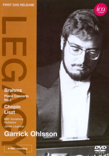 Garrick Ohlsson: Brahms/Chopin/Liszt DVD (2011) Johannes Brahms Cert E Region 2
