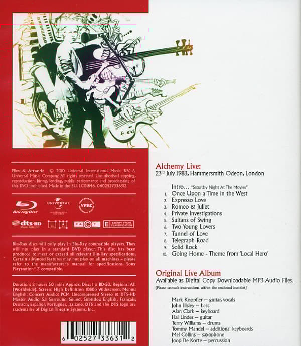 Dire Straits: Alchemy - Live 1983 (Blu-ray)