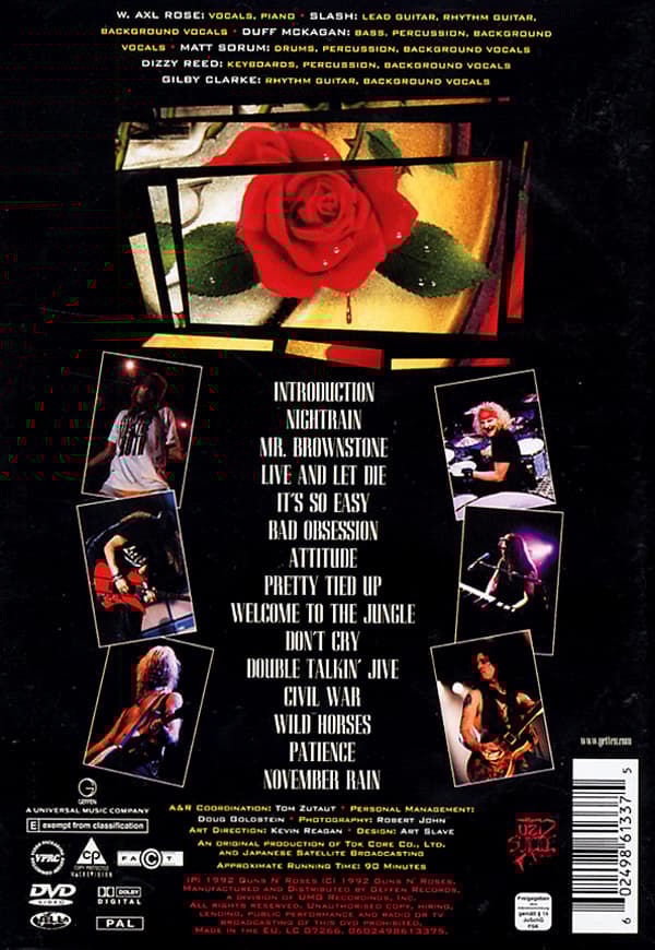 Guns N' Roses: Use your illusion I - Live 1992 (DVD)