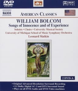 Bolcom William - Songs Of In (MusicDVD)