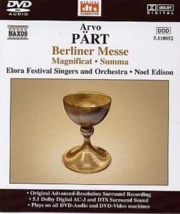 Pärt Arvo - Berliner Messe (MusicDVD)
