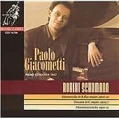 Humoresque in B Flat Major, Op. 20 (Giacometti, Streicher) CD (2001)