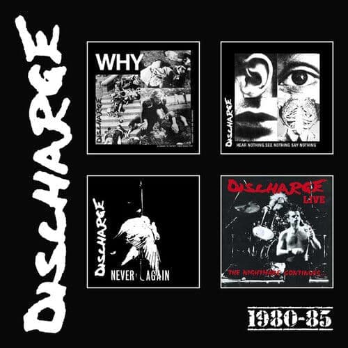Discharge : 1980-85 CD Box Set 4 discs (2018)